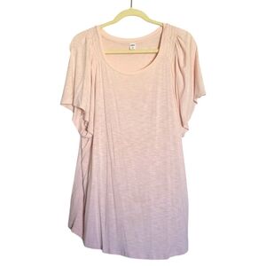 Pink Old Navy Scoop Neck Top XXL